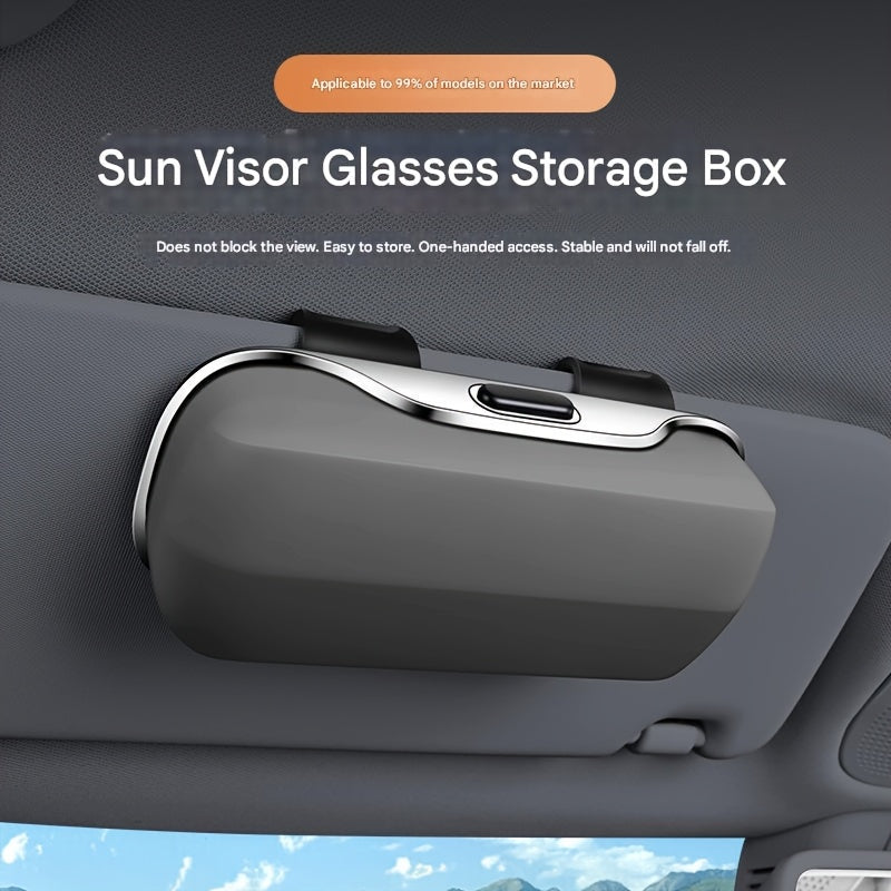 Universal Storage Box for Car Sun Visor, Designed for Glasses And Bills, Serving As a Multifunctional Accessory for Your Vehicle'S Interior