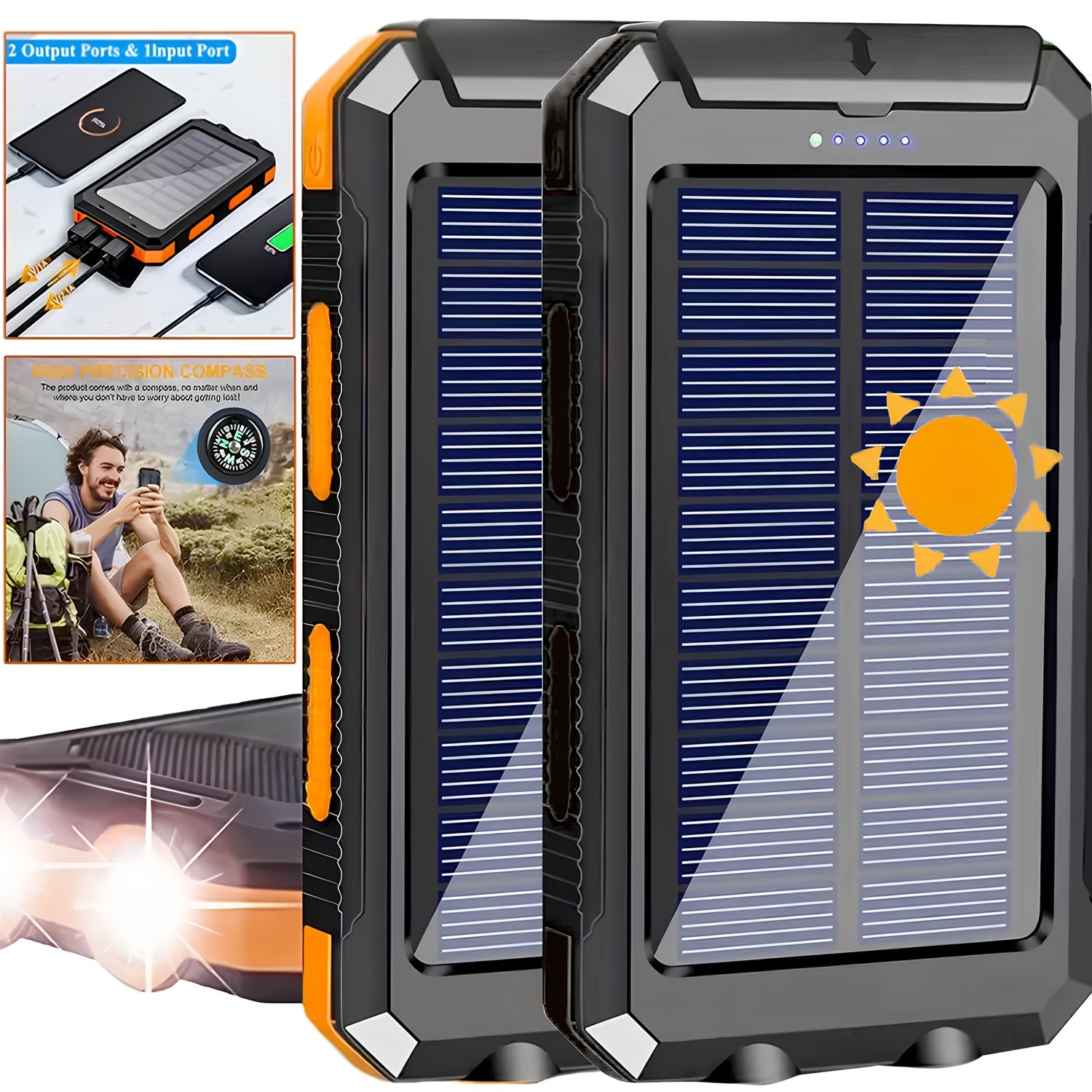 Solar Camping Power Bank Pack