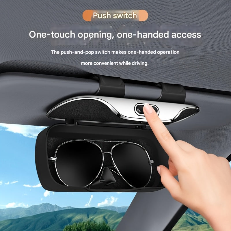 Universal Storage Box for Car Sun Visor, Designed for Glasses And Bills, Serving As a Multifunctional Accessory for Your Vehicle'S Interior