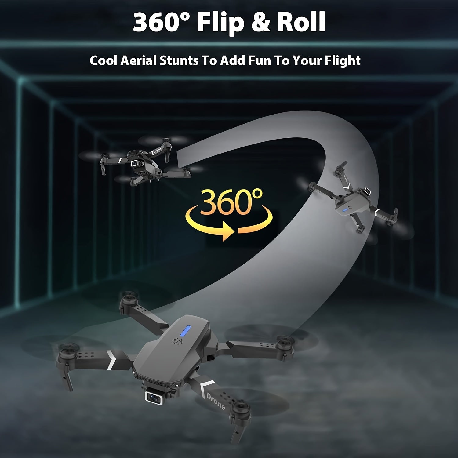 SkyView Foldable Aerial Camera Drone