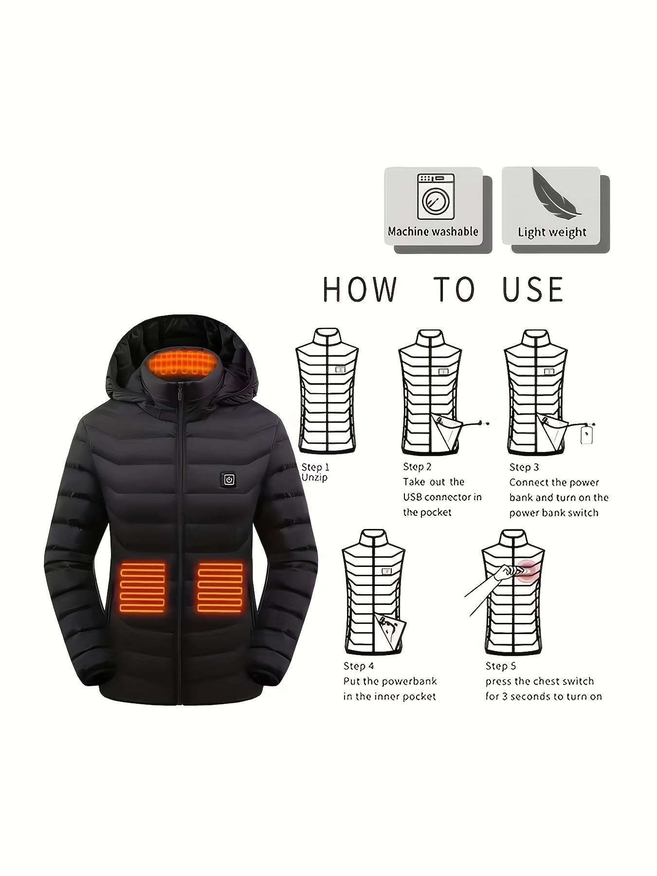ThermoHood Heated Jacket
