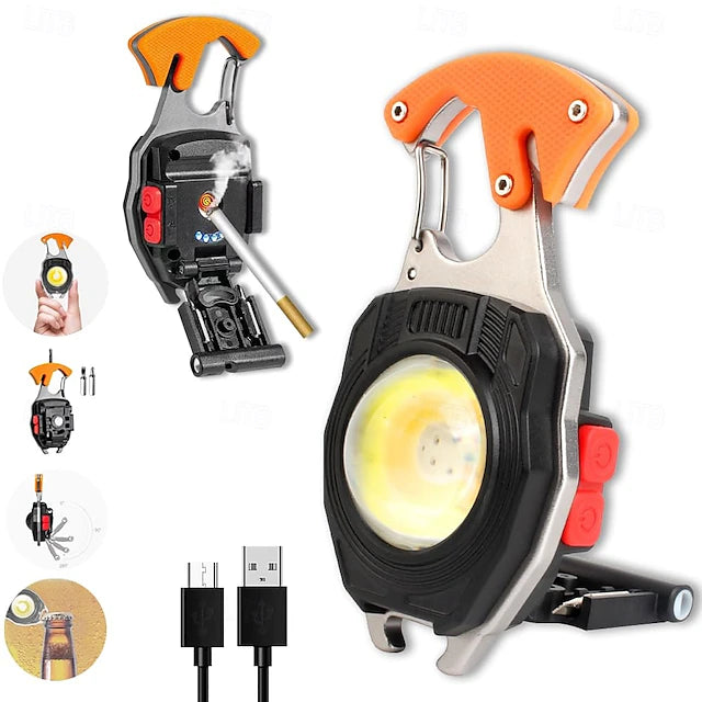 Pocket Power EDC Torch Keychain Flashlight