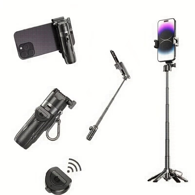16-Inch Extendable Selfie Stick Tripod with Wireless Remote – Perfect for Travel, Concerts & Live Streaming